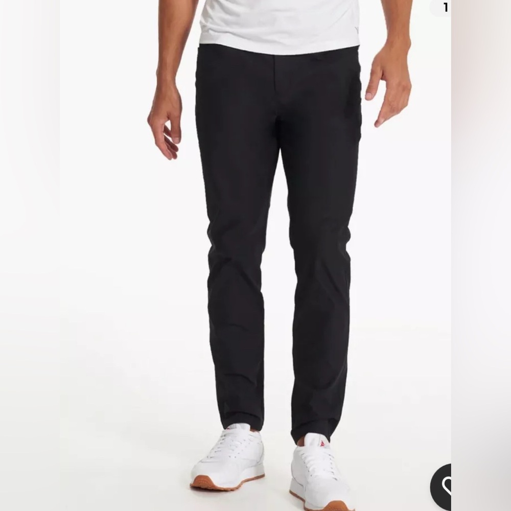 NWT $128 Vuori Meta Pant  Men's 5 Pocket Pants Black - Sz 31 inseam 32